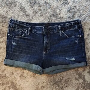 Silver Jeans Dark Indigo Women's Jean Shorts